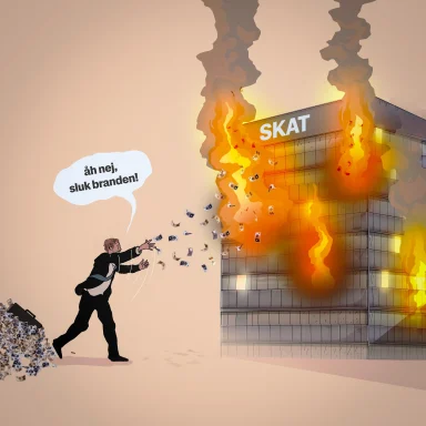 Da Skat stod i flammer, blev der nedsat en kommission til at gennemgå det hele. Den viser sig at blive overordentlig dyr.