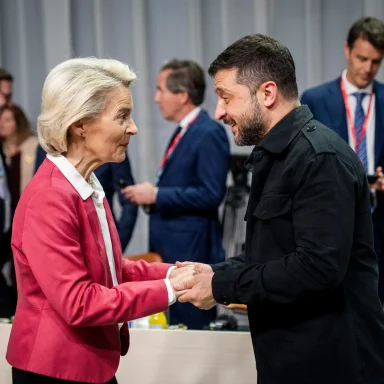 Zelenskyj og Von der leyen